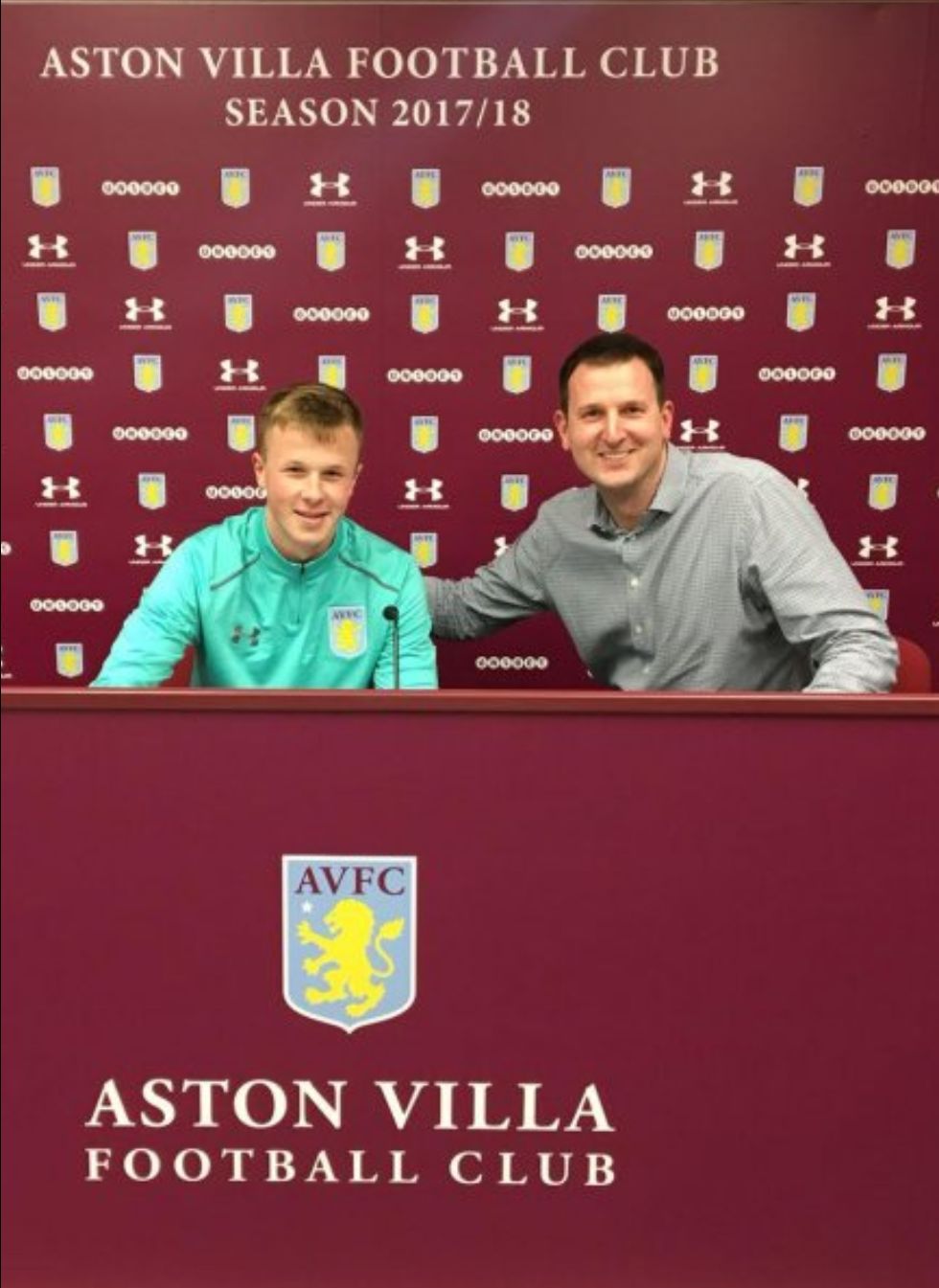 EJA U15 GK Signs for Aston Villa